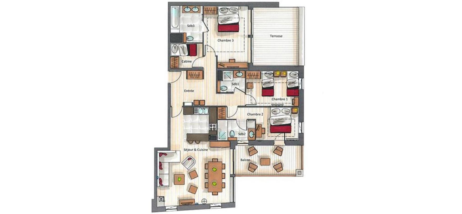 Keystone Lodge By Alpine Resorts Courchevel Rom bilde